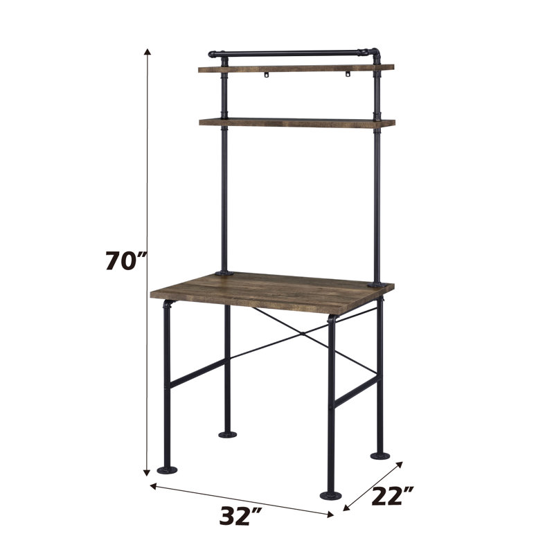 Bureau d'écriture moderne à 2 tablettes pour la maison