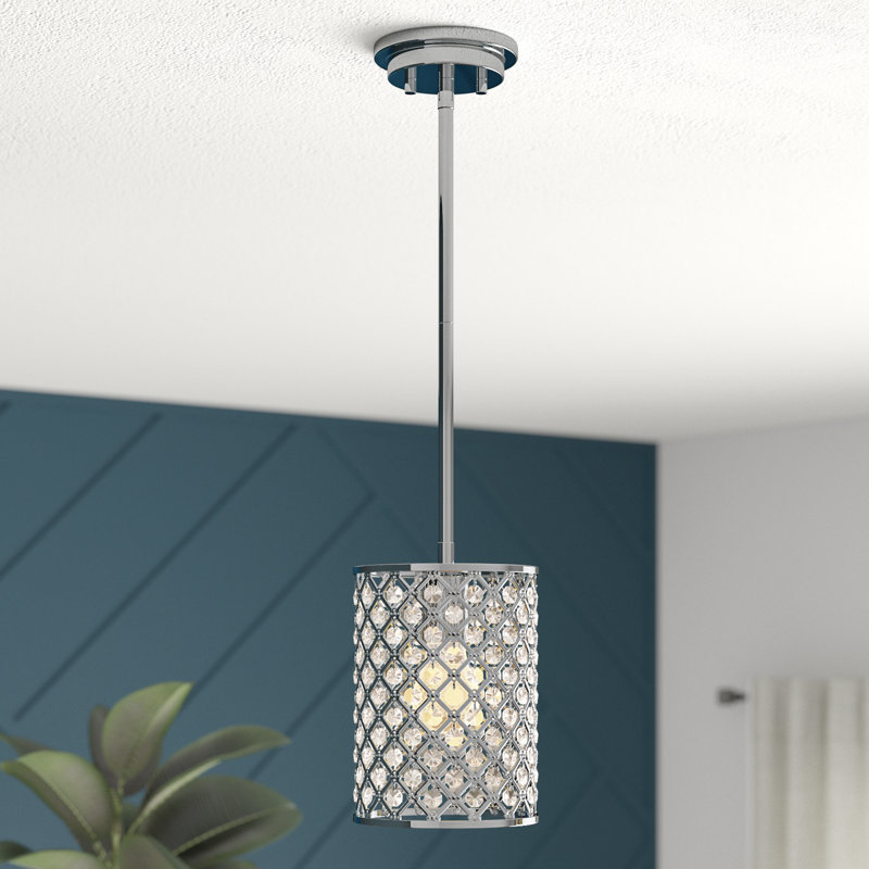 Luminaire suspendu cylindrique 1 lumière Araujo