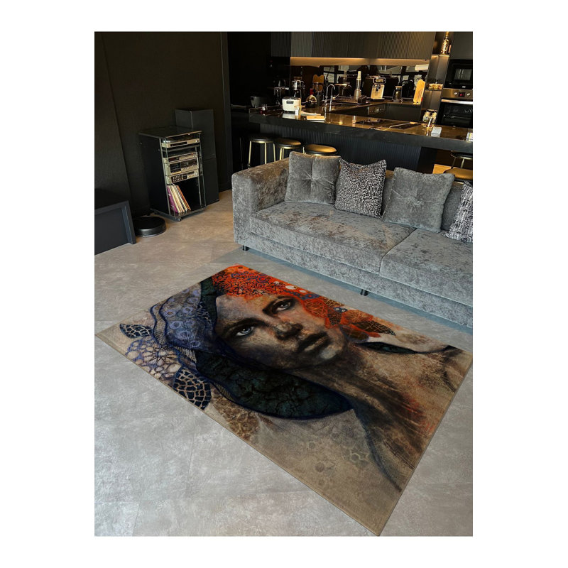 Tapis tissé lavable, Tapis de couloir 3 pi 3 po x 9 pi 10 po