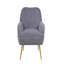 Fauteuil d'appoint en velours de style moderne Mid-Century Sherpa-988023472