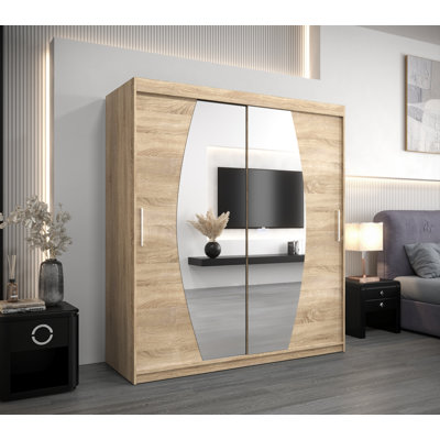 Daucourt 3 Door Sliding Wardrobe