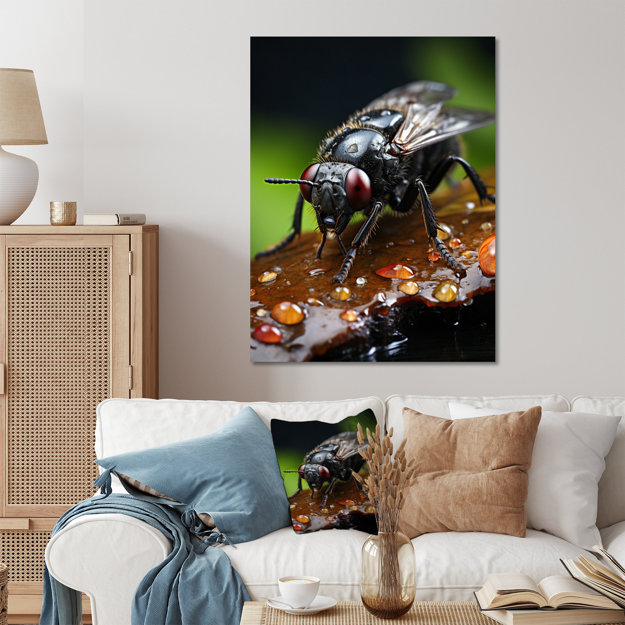 Ebern Designs Insects Bugs Portrait I - Insects & Bugs Metal Wall Art ...