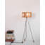 Luminaire de plancher trépied cube en bois-789717147