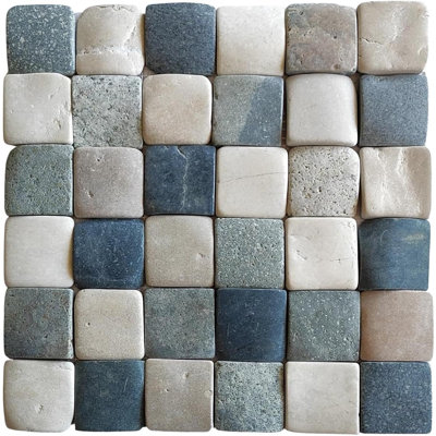 Carrelage mosaïque 4 couleurs CNK