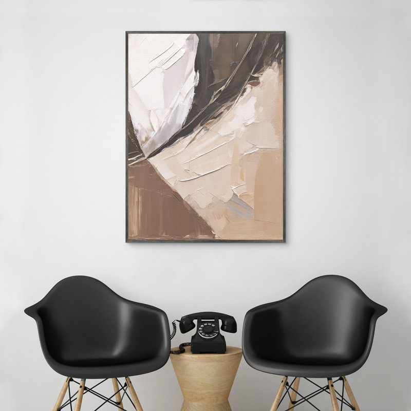 Angled Sediments - 2 By Willowbrook Fine Art Framed Wall Art