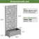 Metal Planter Box with Trellis