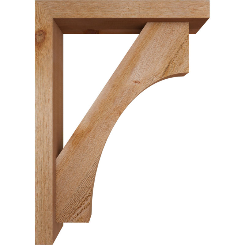 Support Westlake Block avec support décalé, 28 x 20, Cèdre rouge occidental de l 4 po (scié brut)