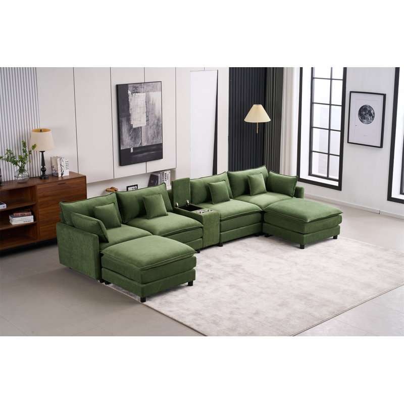 Piece Upholstered Sectional