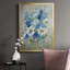 Toile encadrée de qualité supérieure Blue Garden II - prête à être accrochée-1278566052-1278566055
