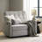 Lieb Fabric and Tweed Recliner-1264665289