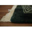 Tapis vert art déco vert 9 x 12