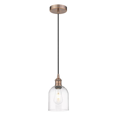 Edison Anacaren 1 Light 6" Cord Hung Pendant-616-G558