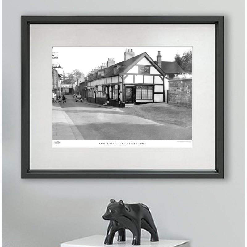 Knutsford, King Street C1955 - Single Picture Frame Print, 28cm H x 36cm W x 2.3cm D