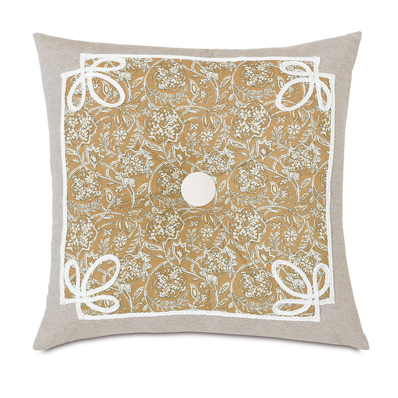 Edith Floral Cotton Throw Pillow