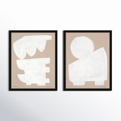 Gallman "Modules in White" 2-Piece Print Set