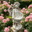 Sculpture d'ange chérubin résistante aux intempéries pour décoration intérieure et extérieure