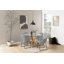 Abdulhaadi Round Glass Top Dining Table