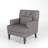 Arnice 29" W Button Tufted Upholstered Club Chair with Nailhead Trim-1011761738