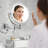 Tabit Metal Round Modern LED Lighted Magnifying Plug-In Wall Mounted Bathroom Vanity Makeup Mirror-972243099