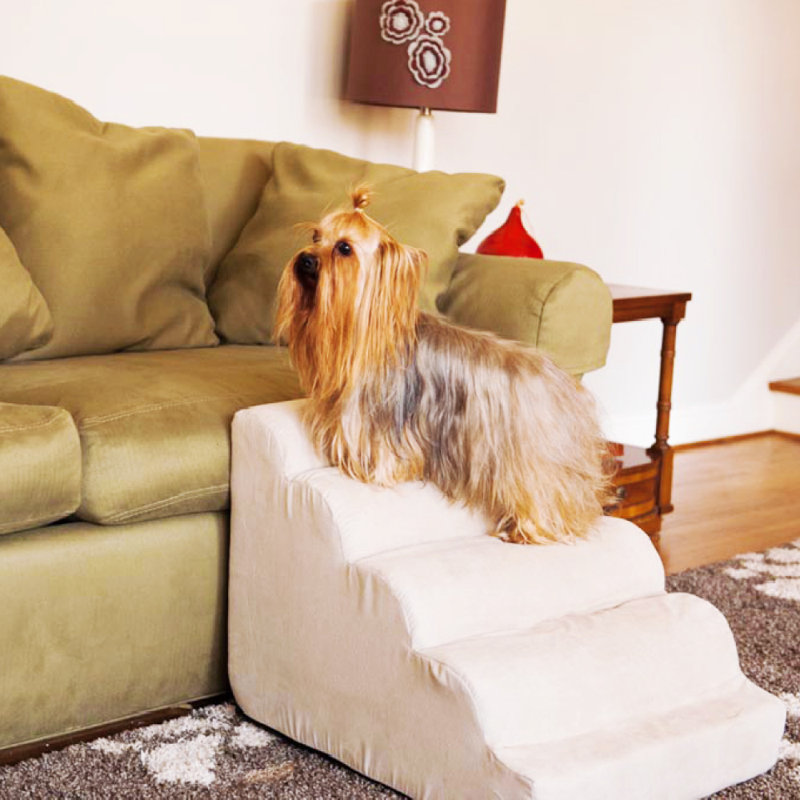 Snoozer Orthopedic Microsuede Stair Railing, Peau de daim, Grand (H 21 po x l 21 po x P 30 po)