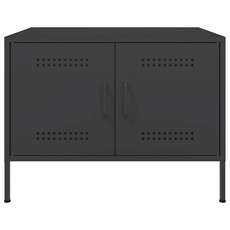 Coffee Table 68x50x50,5 cm Steel, Black