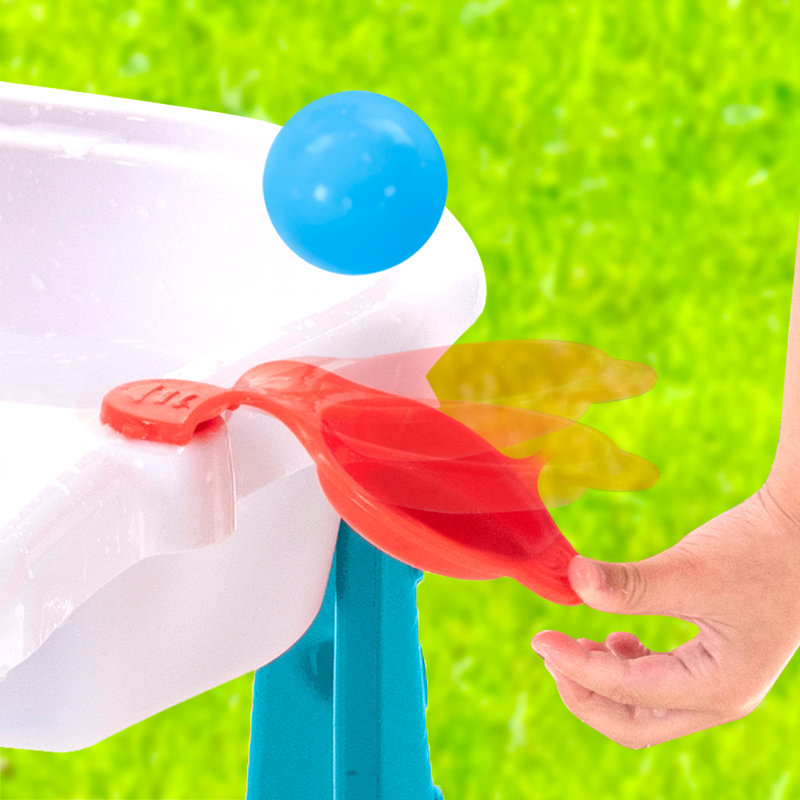 Table de jeu Fisher Splash Ball Run de Fisher-Price, facile à nettoyer, accessoires complets, 1,5 ans et plus