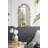 Full Length Arched Wall Decorative Mirror With Light Reflection And Durable Protection For Brightening And Spacious Room Ambiance