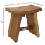 Asia® Teak Shaving and Washing Foot Rest