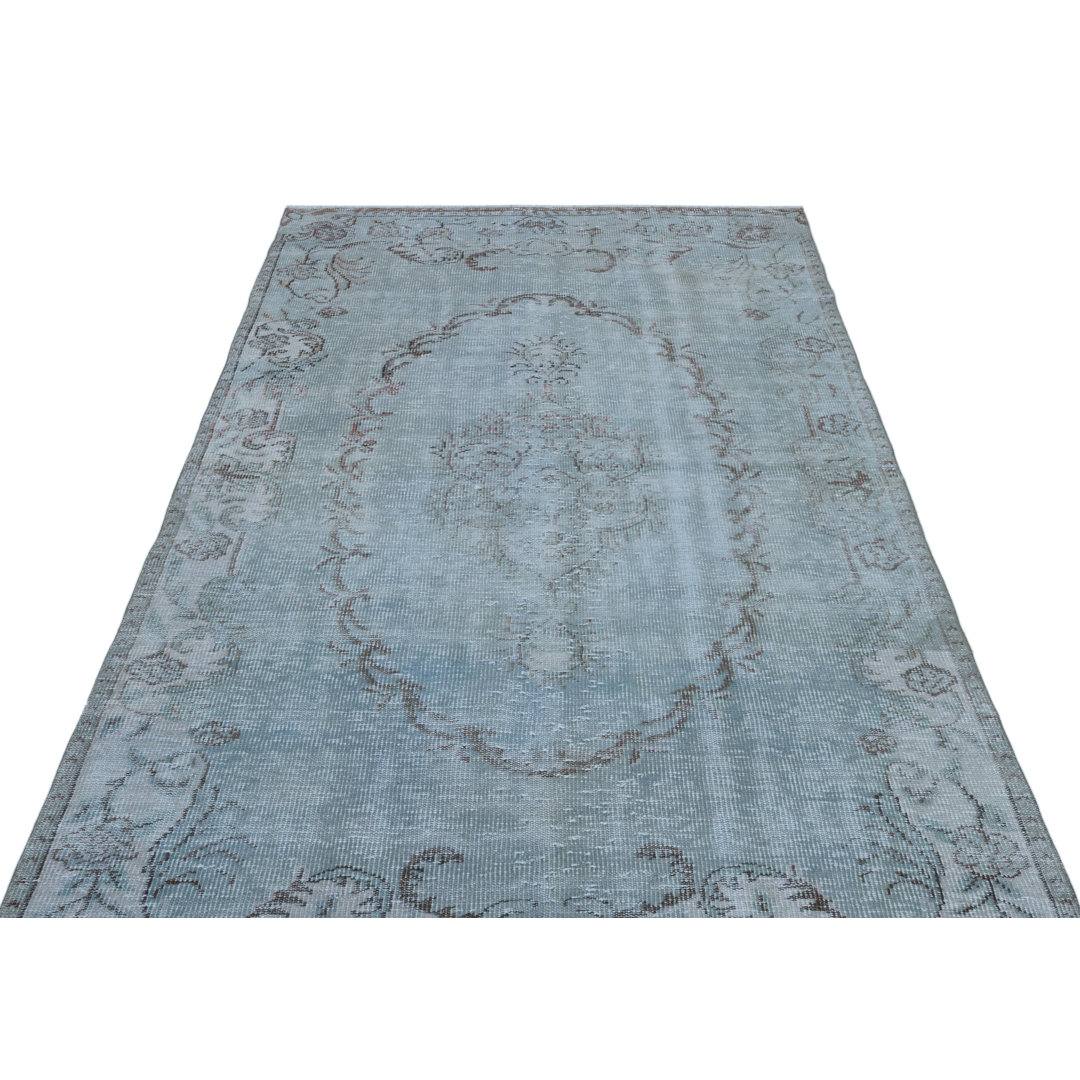 Round Anzalone Hand Knotted Area Rug