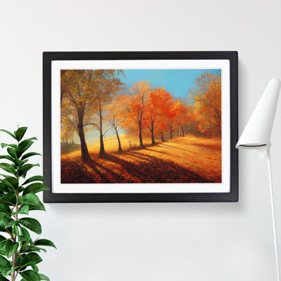 Joyful Autumn Forest - Single Picture Frame Print