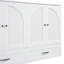 Grand lit escamotable grand avec grands tiroirs, blanc (ANCIEN SKU: N708S00010)-306556580