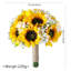 Bouquet de tournesol artificiel