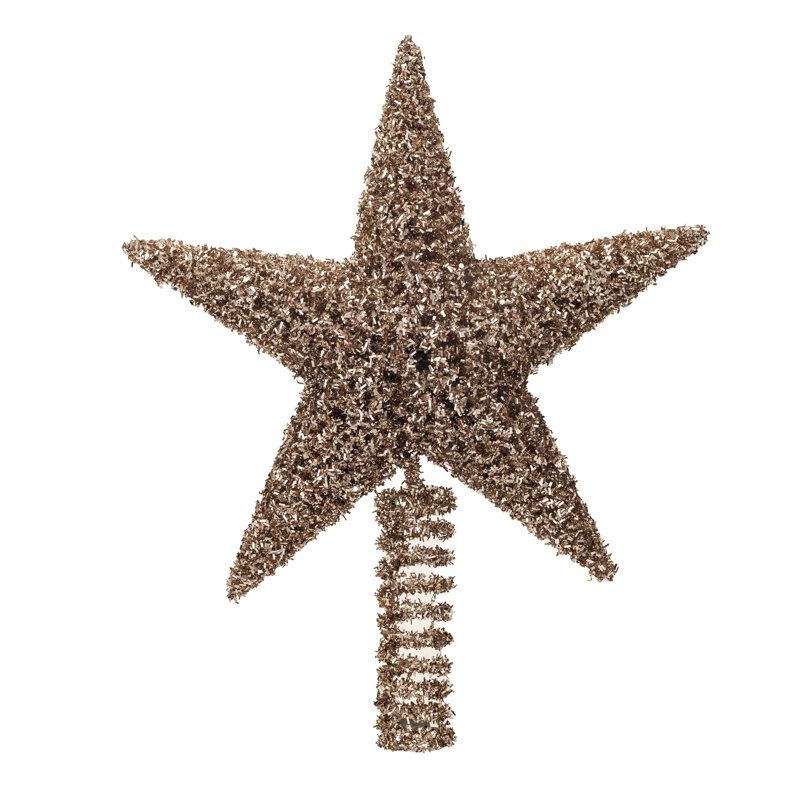 Plastic and Metal Star Tree Topper