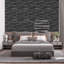 Ensemble de panneaux muraux en PVC 19,7 "x 19,7" pour décor moderne (ensemble de 12)-100095276
