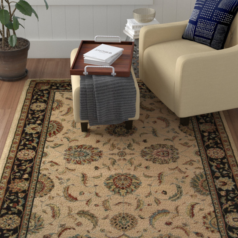 Bardwell Tufted Wool Ivory Rug, Rectangle 168 x 251cm