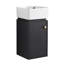 Meuble-lavabo avec lavabo, meuble-lavabo avec porte à fermeture en douceur