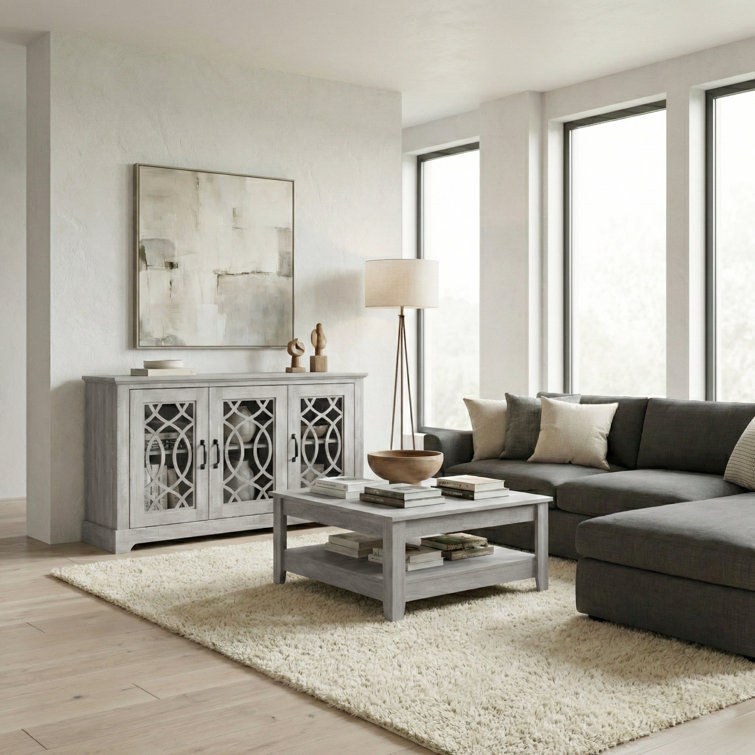 Aidana Living Room Set With Sideboard And Coffee Table
