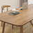 Brown Rectangular Solid Wood Dining Table-2145714591