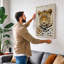 Leopard Portrait Boho - Wrapped Canvas-2119681689-2119681688