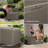 230 Gallon Resin Deck Box, Lockable Patio Outdoor Storage Box For Patio Garden-122071033