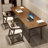 Walnut Rectangular Solid Wood desk-1092241187