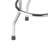 Swivel Upholstered Counter Stool with Metal Frame
