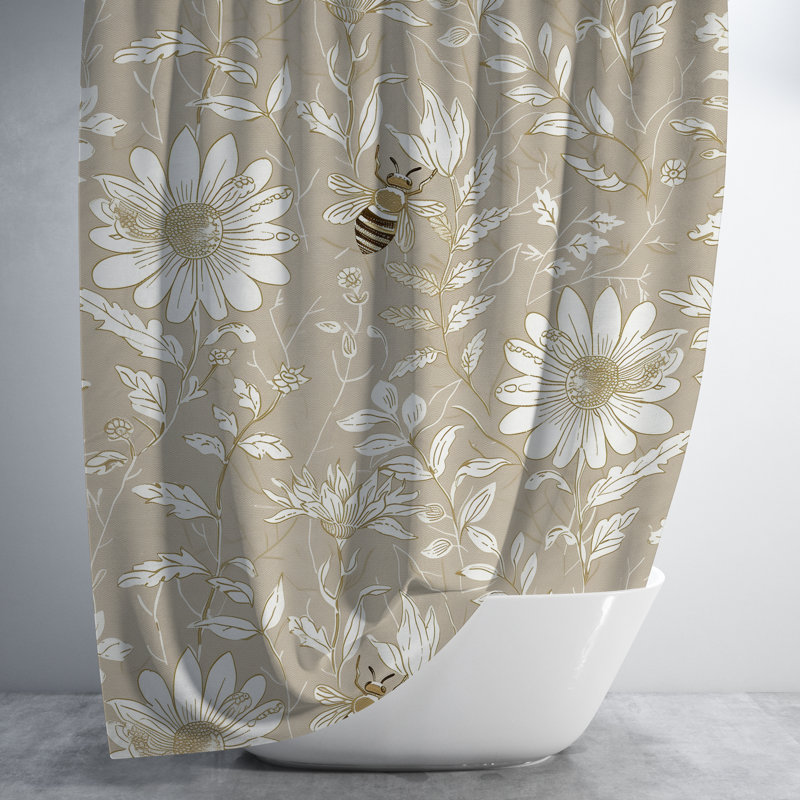 Rideau de douche Flora Kloman, H 74 po x l 71 po