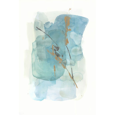 Aquarela Azul I Painting by Eve Fairwell