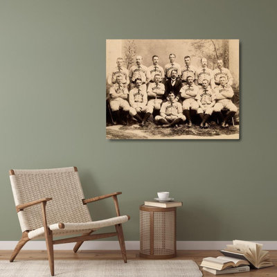 Red Barrel Studio® A.G. Spalding Baseball Collection Gallery Wrapped Canvas Art Titled Brooklyn Baseball Club