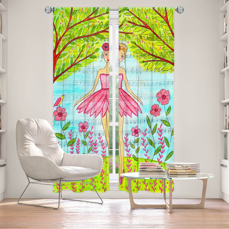 Ensemble de rideaux en polyester 2 pièces Malsbury, L 20 po x L 61 po