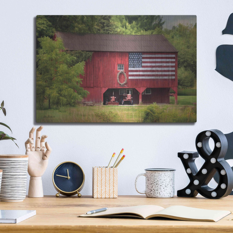 «Patriotic Farmer» par Lori Deiter, H 12 po x l 16 po