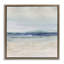 Cadre flottant Coastal Calm Beach Horizon, design par Amber Sterling-300687158-300687156