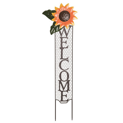 Everdina Iron Plants & Flowers Garden Stake