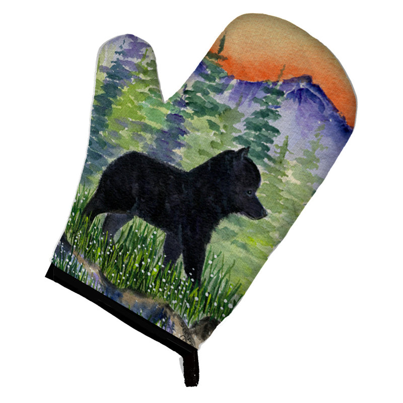 Caroline's Treasures Schipperke Polyester Oven Mitt